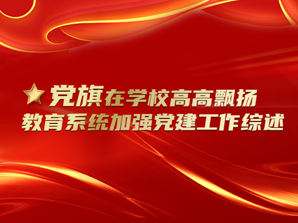 让党旗在学校高高飘扬 教育系统加强党建工作综